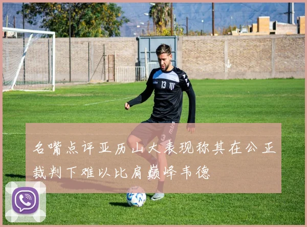 名嘴点评亚历山大表现称其在公正裁判下难以比肩巅峰韦德